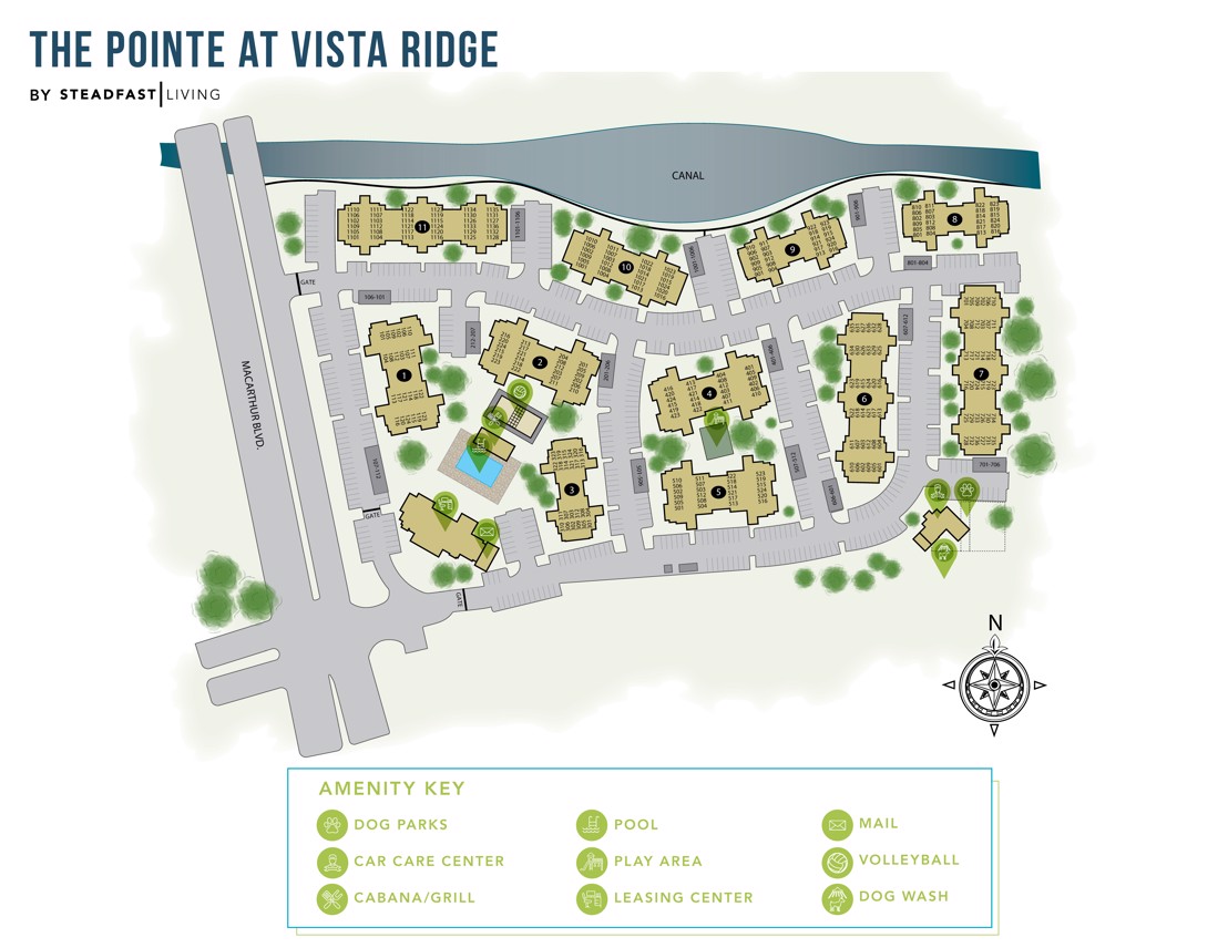 The Pointe at Vista Ridge - Community Map